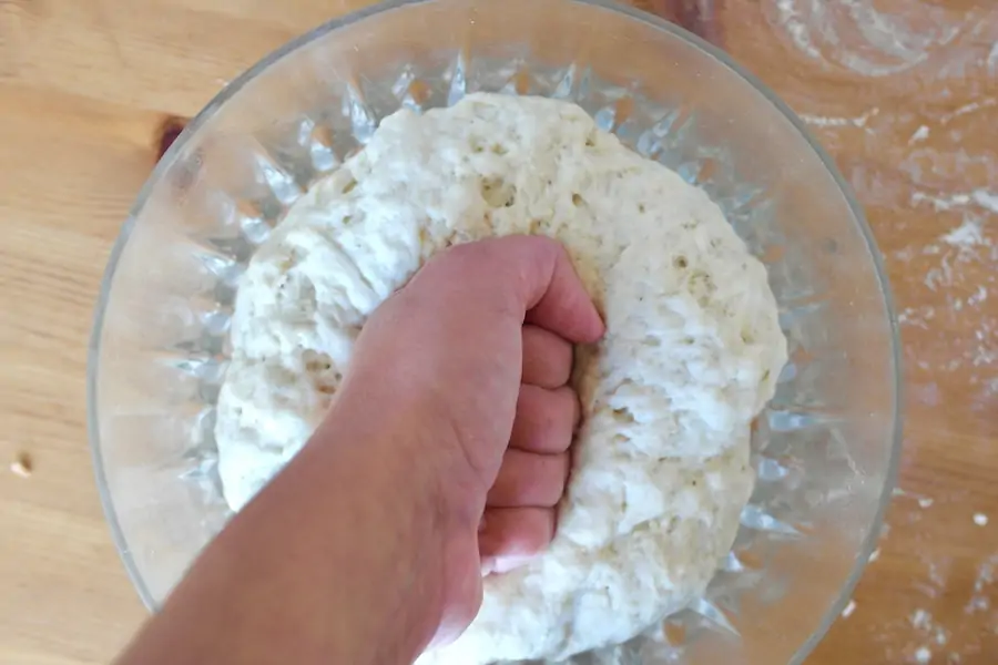 Homemade parmesan garlic knots