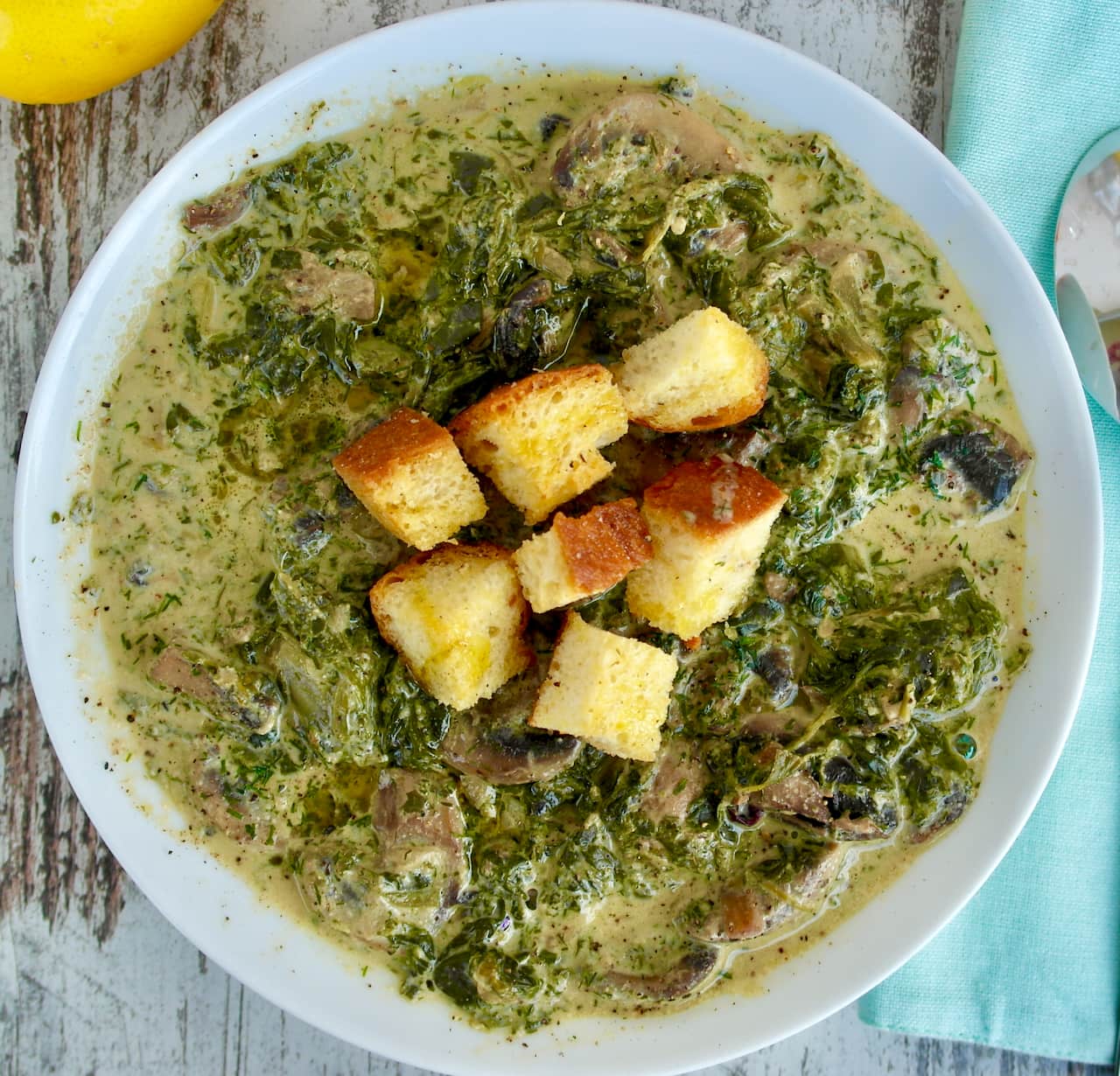 Greek Mushroom Soup Without Cream