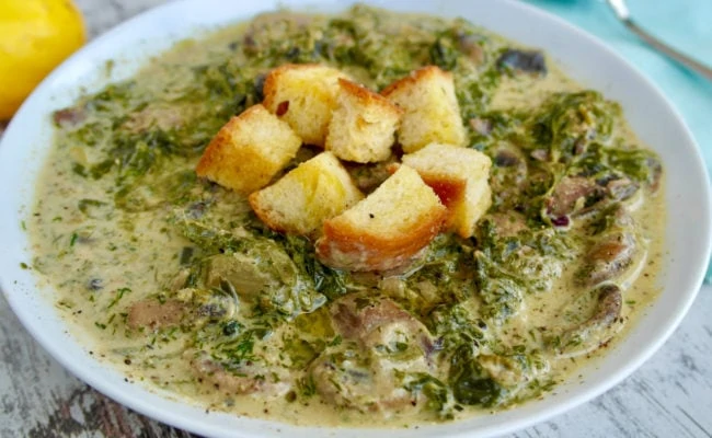 Greek Mushroom Soup Without Cream