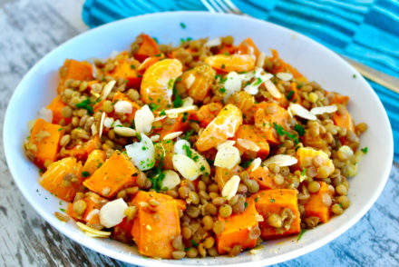 Mediterranean Lentil and Sweet Potato Salad