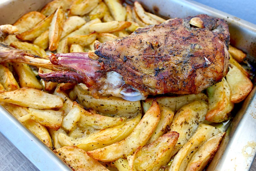 Greek Roast Lamb