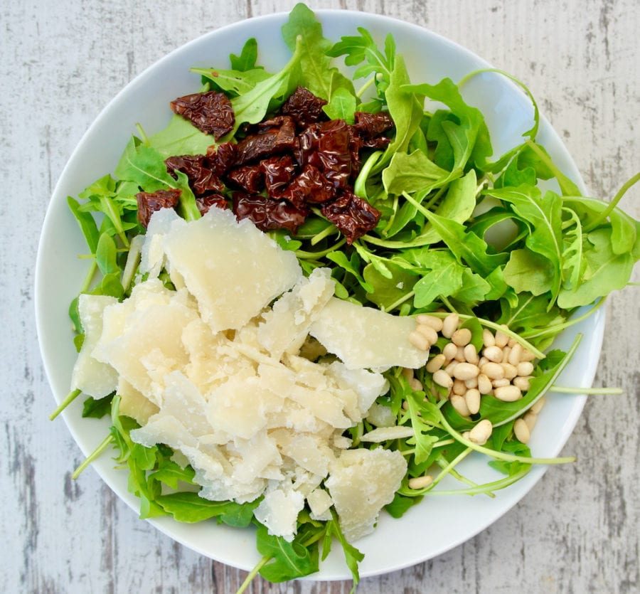 Classic Arugula Salad Recipe Ingredients