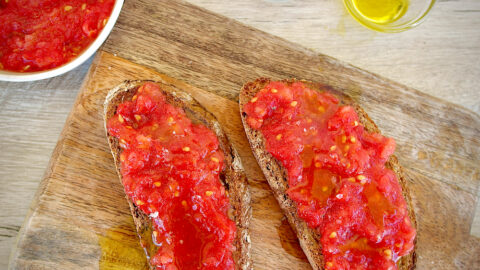 Pan Con Tomate Recipe-Spanish Breakfast Toast