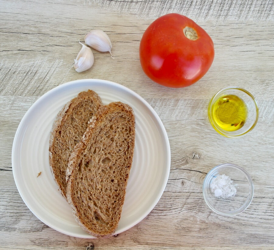 pan con tomate ingredients 5