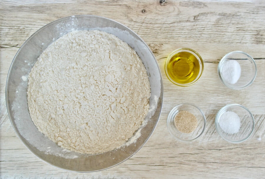Homemade Pita Bread Ingredients