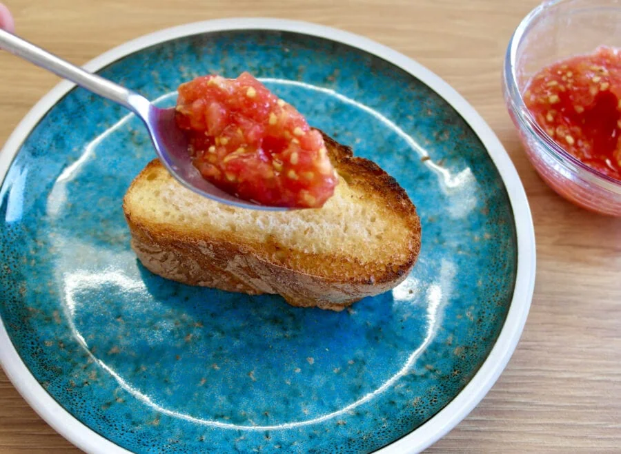 How to make Greek Tomato and Feta Toast