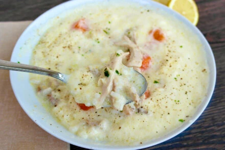 Avgolemono soup