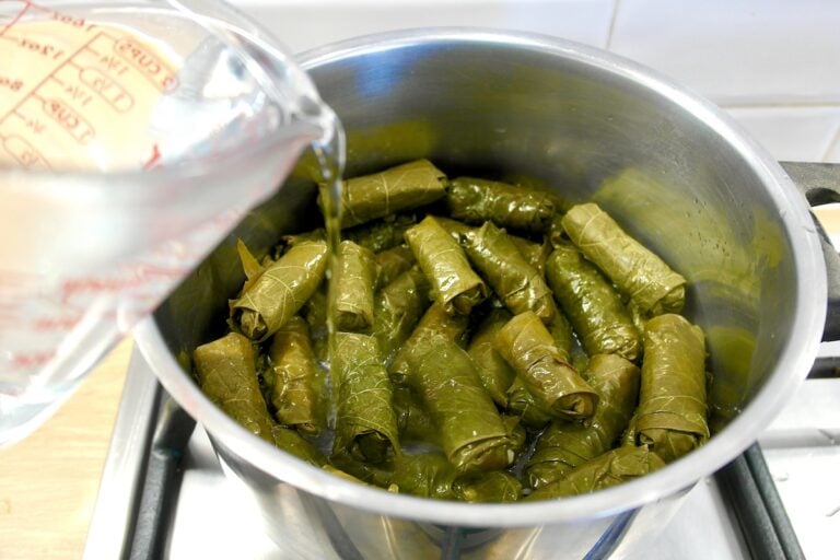 Authentic Dolmades (Dolma) Stuffed Grape Leaves - OliveTomato.com