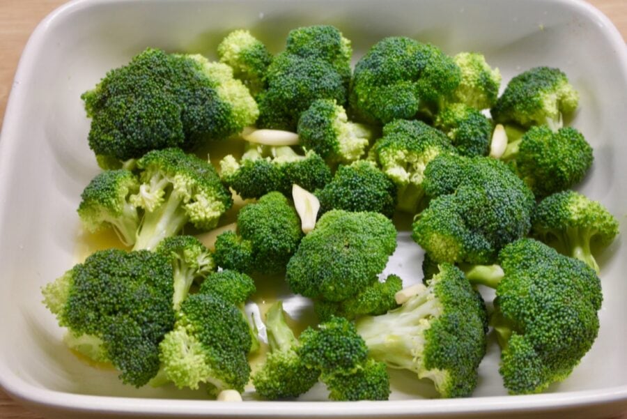 Roasted Broccoli with garlic