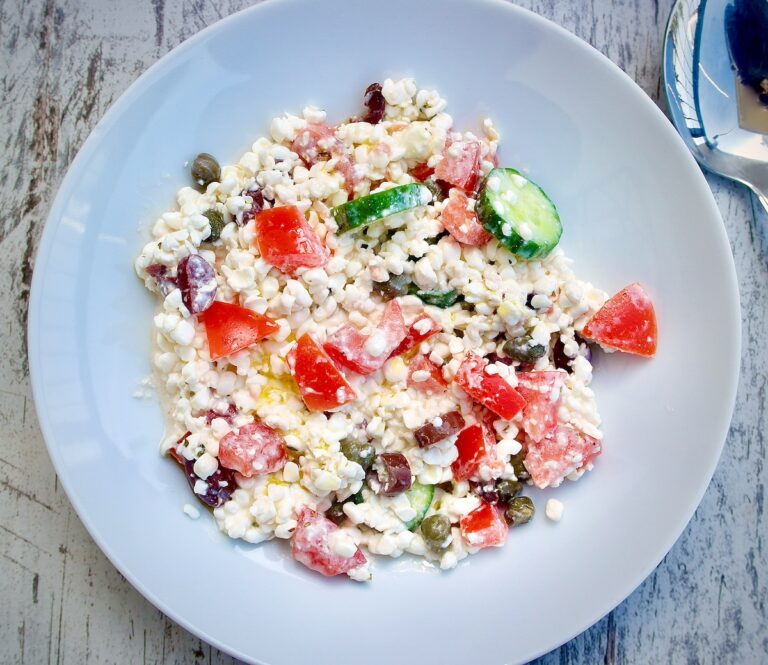 Mediterranean Cottage Cheese Bowl